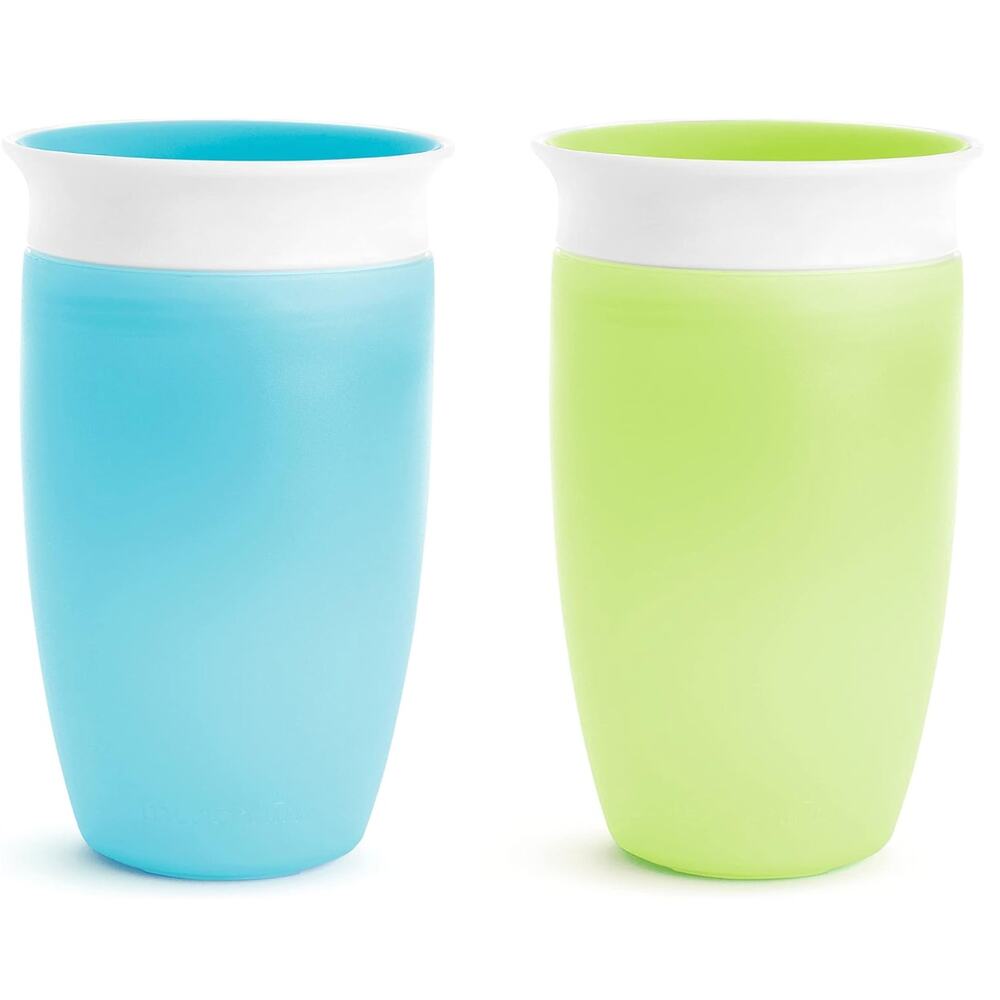 4 Pack Munchkin Sippy Cups for Toddlers 1-3, Spill Proof Miracle 360 Cup